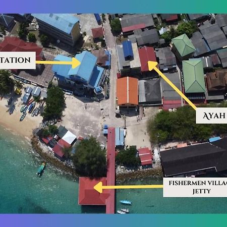 Ostello Ayah Perhentian Kampong Pasir Hantu Esterno foto