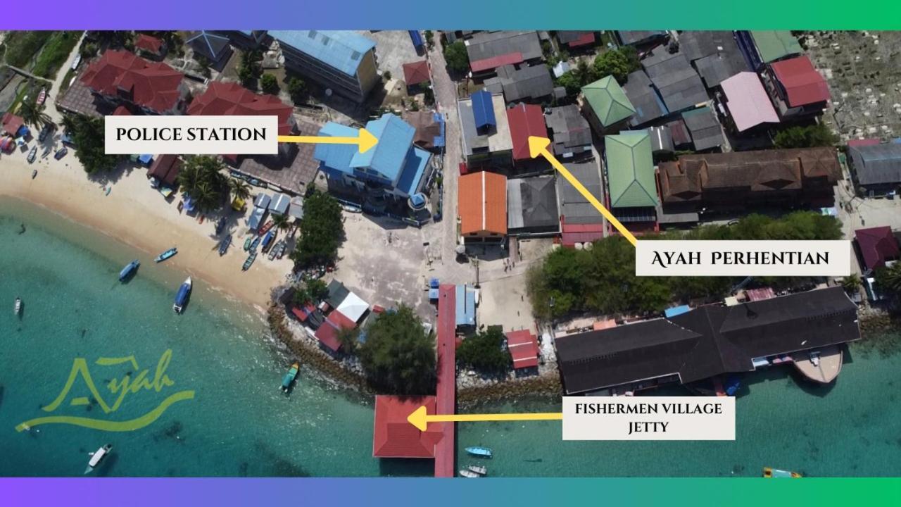 Ostello Ayah Perhentian Kampong Pasir Hantu Esterno foto